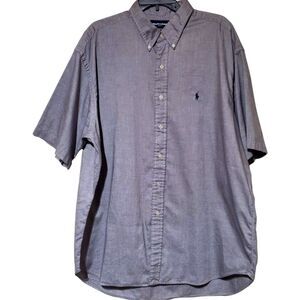 Ralph Lauren Golf Polo Shirt TILDEN Mens XXL Gray Short Sleeve Button